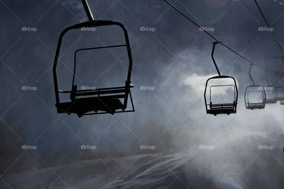 Chairlift at Keystone Mountain 