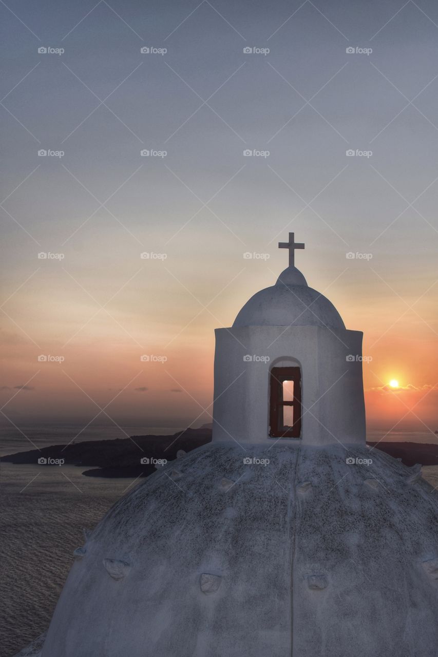 Sunset in Santorini