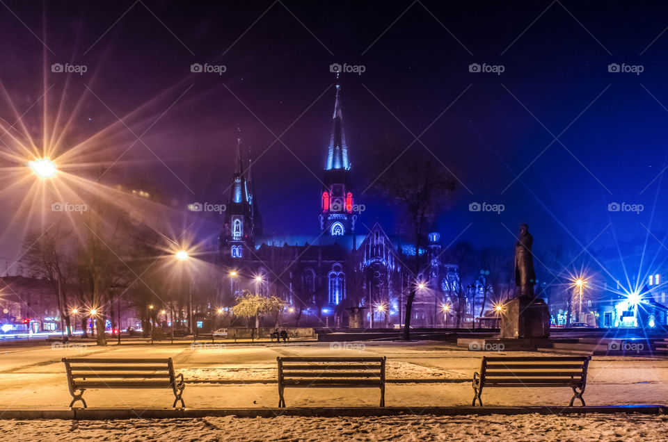 St. Olga and Elizabeth cathedral in Lviv city