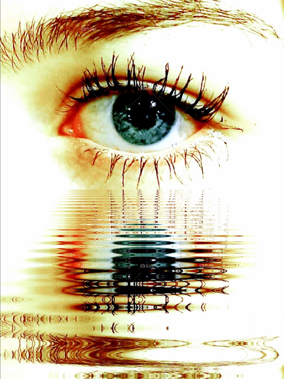 blue eyes reflection look at those eyes