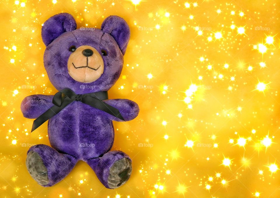 Purple Teddy Bear