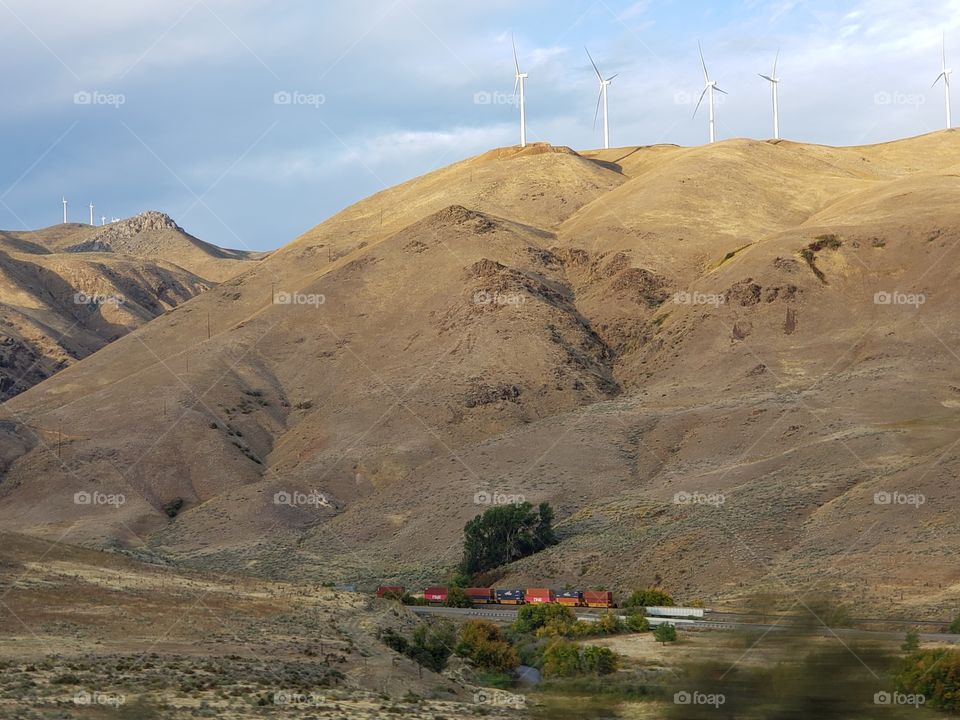 wind turbines