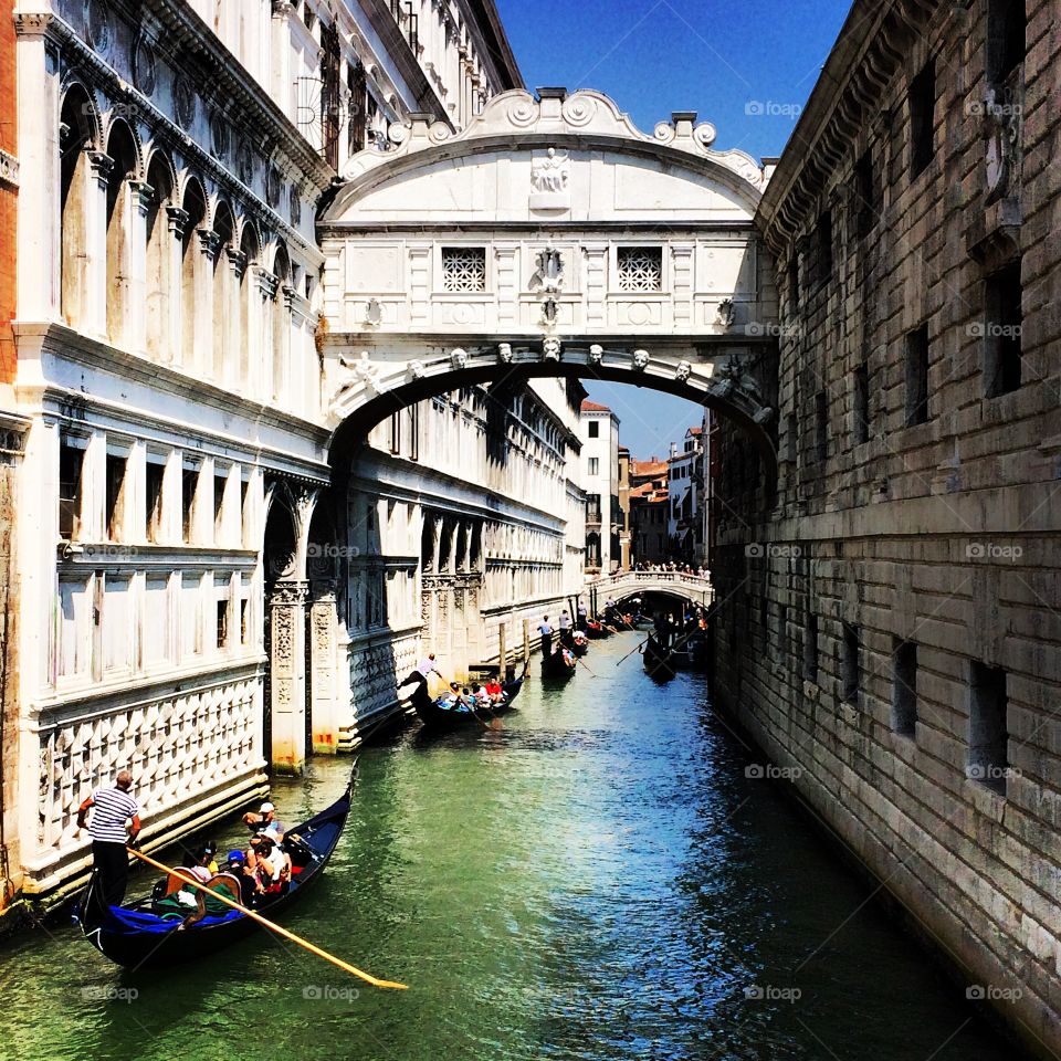 Holiday in Venice. a summer day exploring one of the most iconic and beautiful cities in the world.