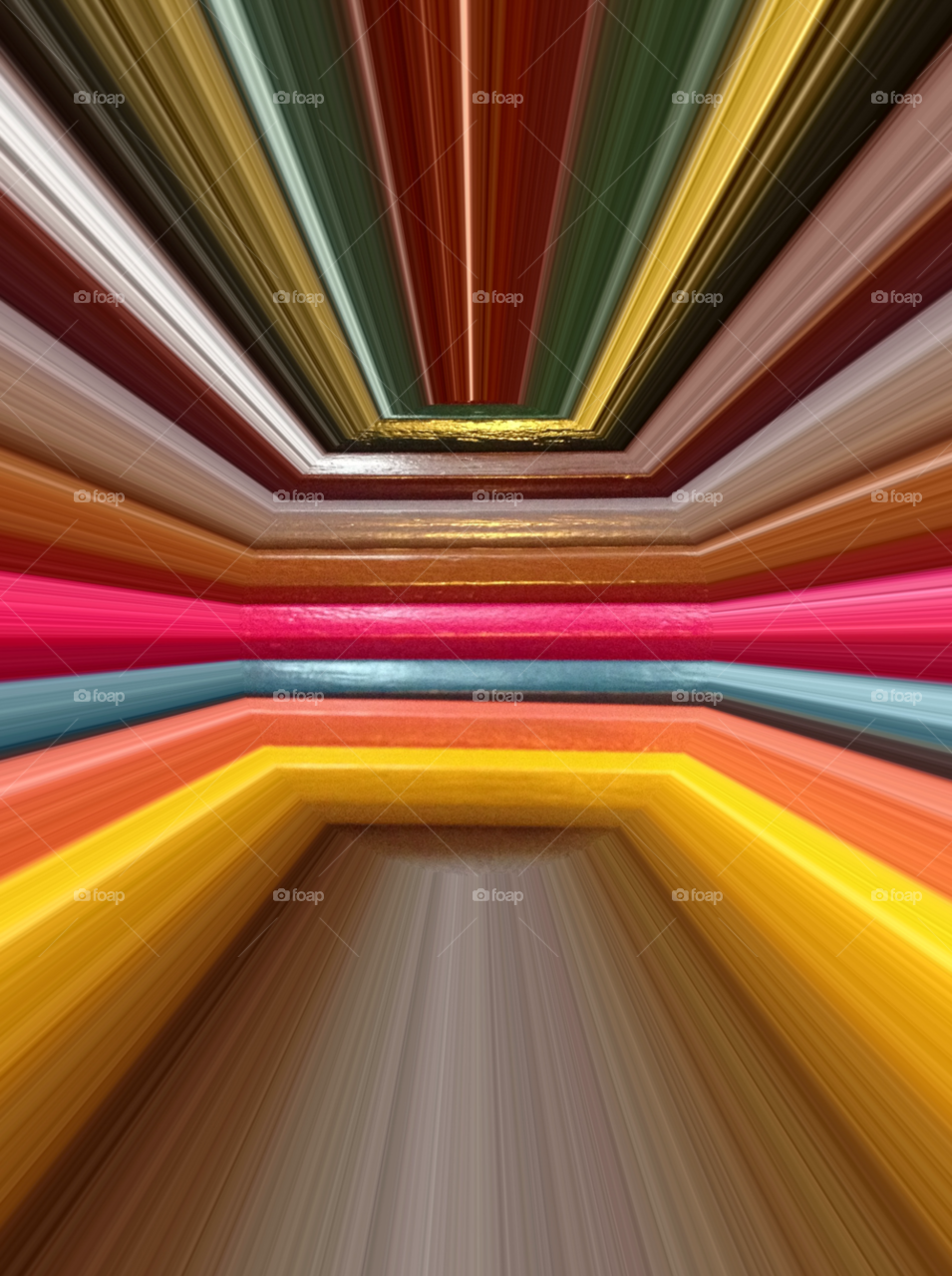 abstract colourful bright by quizknight