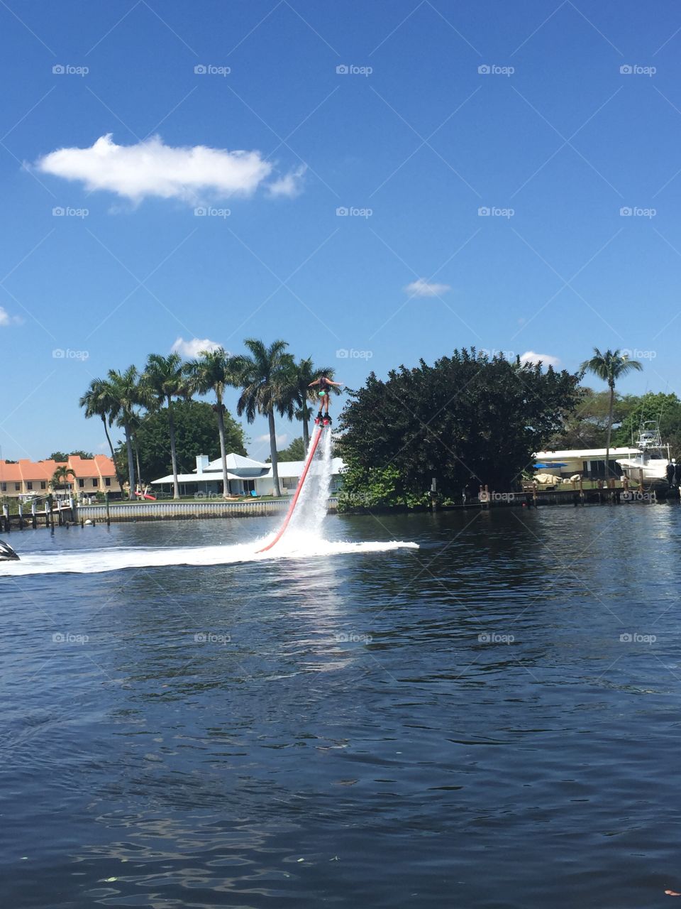 Fly boarding!