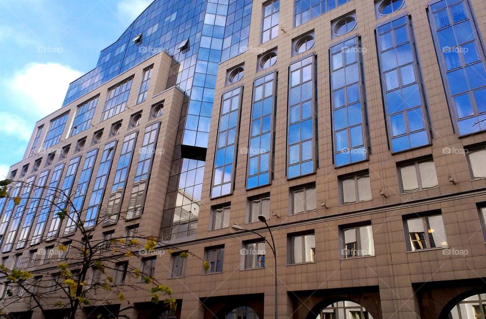 Modern architecture in the city of Ukraine