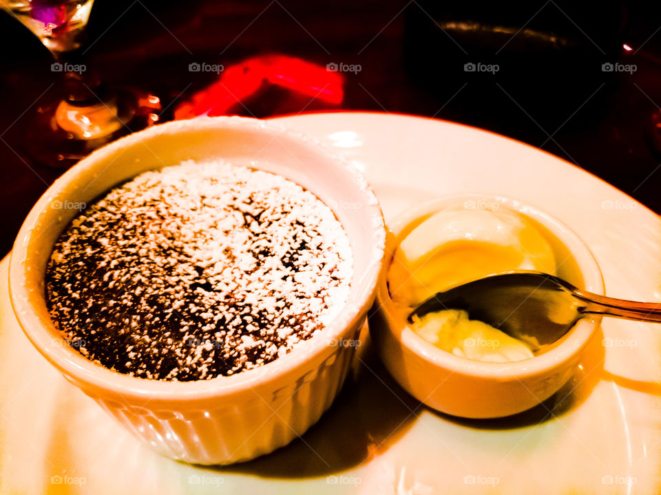 Chocolate melting cake