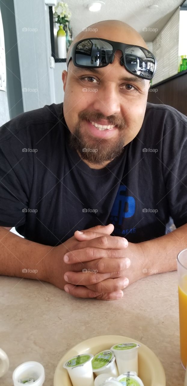 out to lunch with my handsome husband