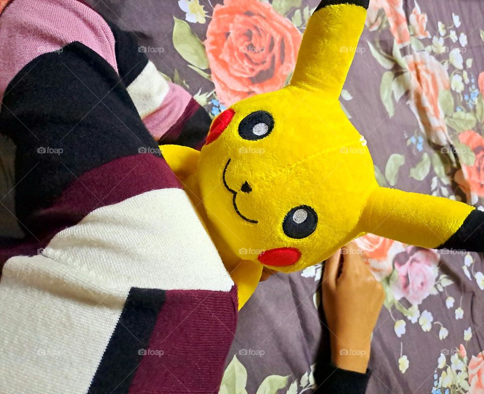 Kid with Pikachu.!