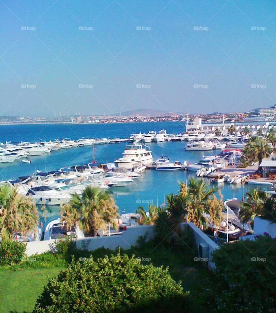 Cesme marina in Turkey