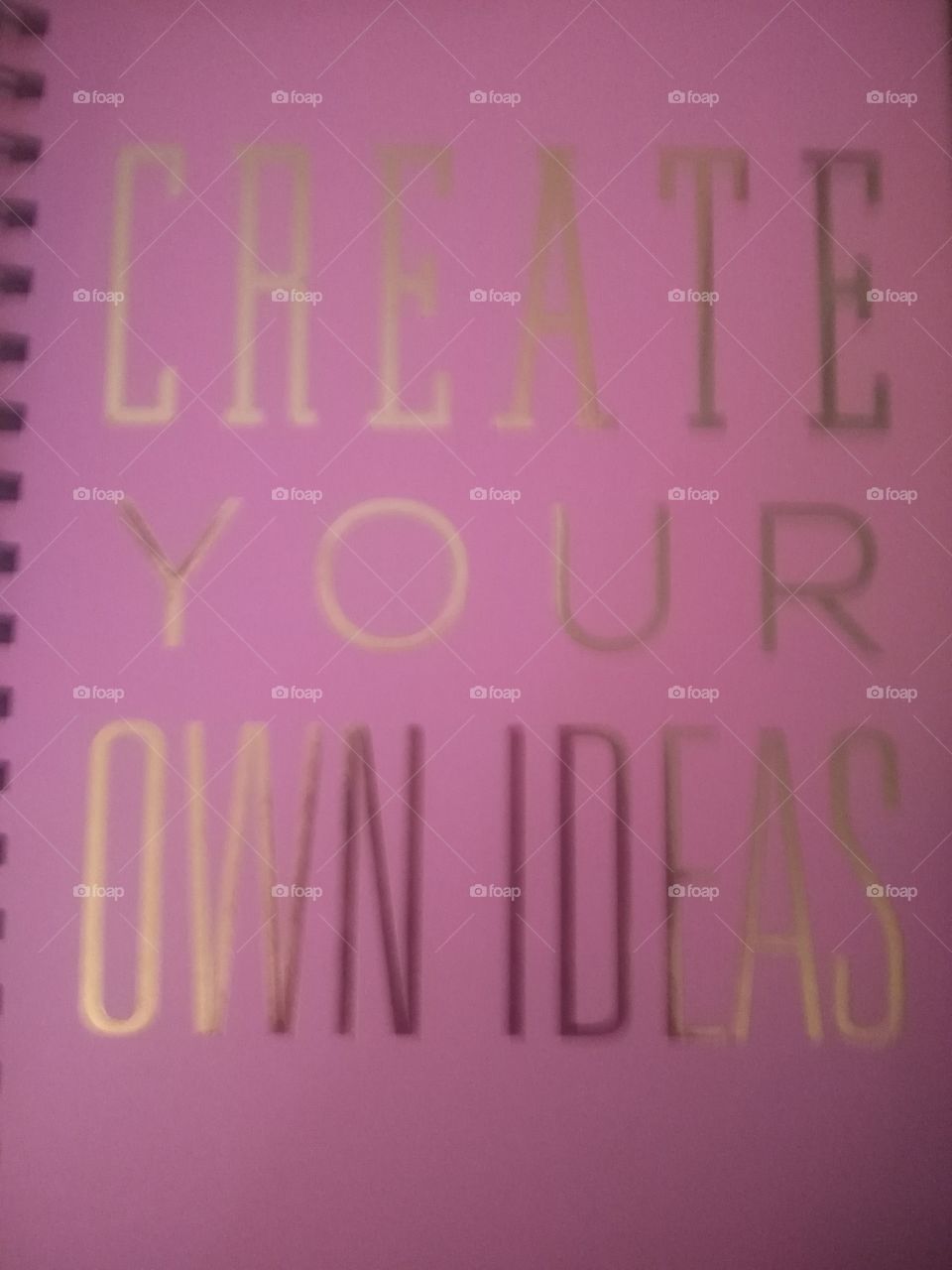 with your ideas