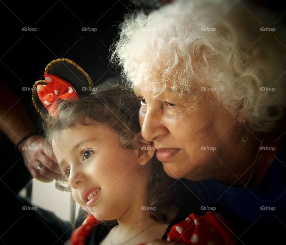 GRANDFATHER AND GRANDDAUGHTER