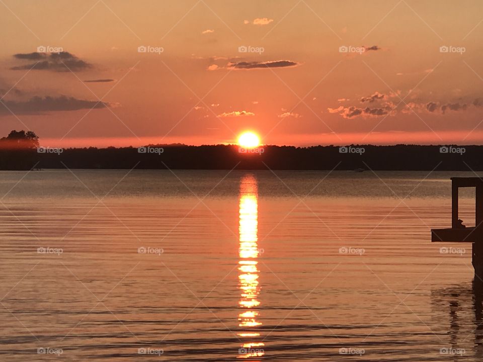 Sunset, Dawn, Water, Sun, Sea