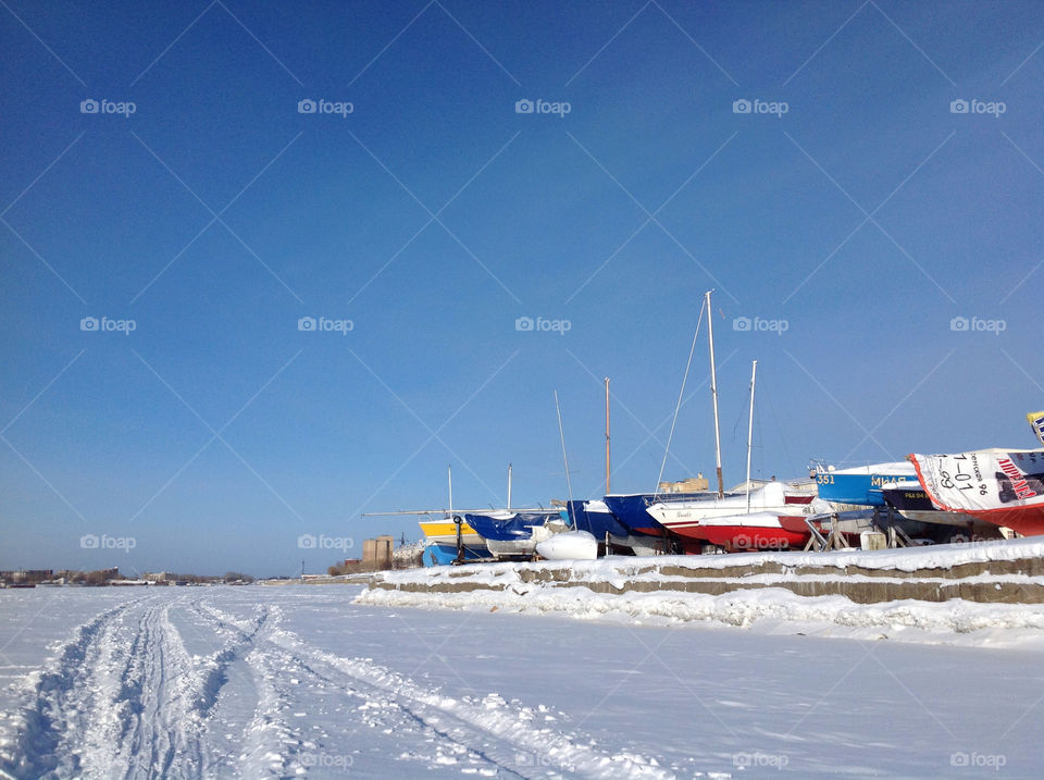 snow winter river russia by aisti