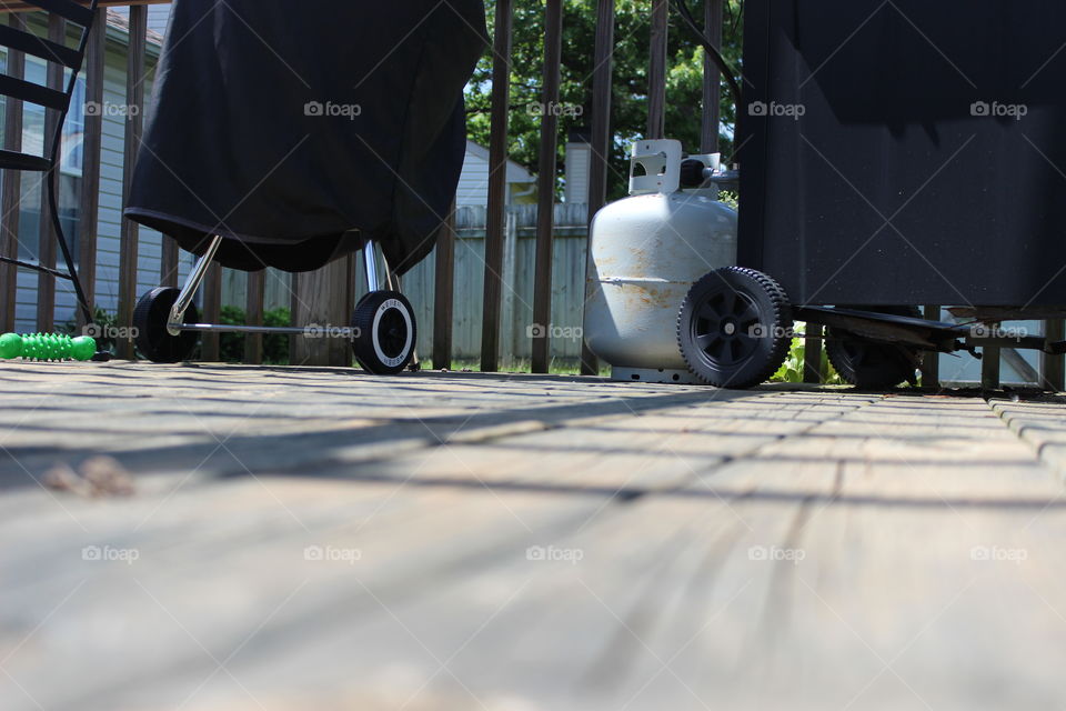 Backyard Deck. Random Deck Shot