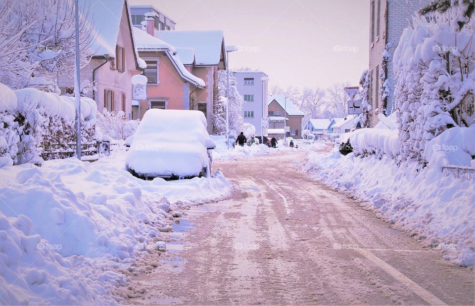 pink dawn zaspa snow in the