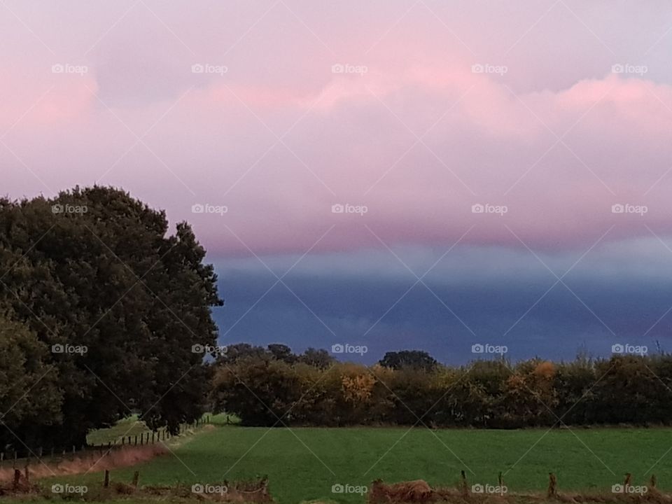 Colorful clouds