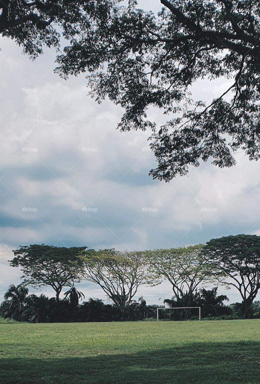 Football Field at Local Neighbourhood