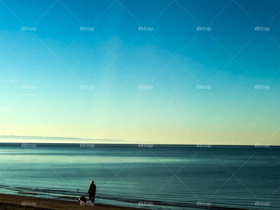 Man fishing ocean in south Australia tropical paradise leisure 