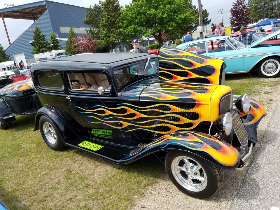 Hot flame rod