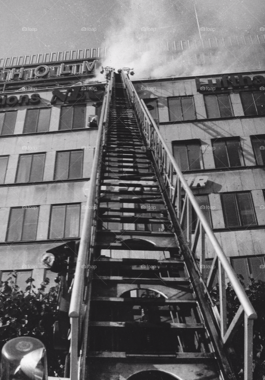 fire building smoke ladder by MagnusPm