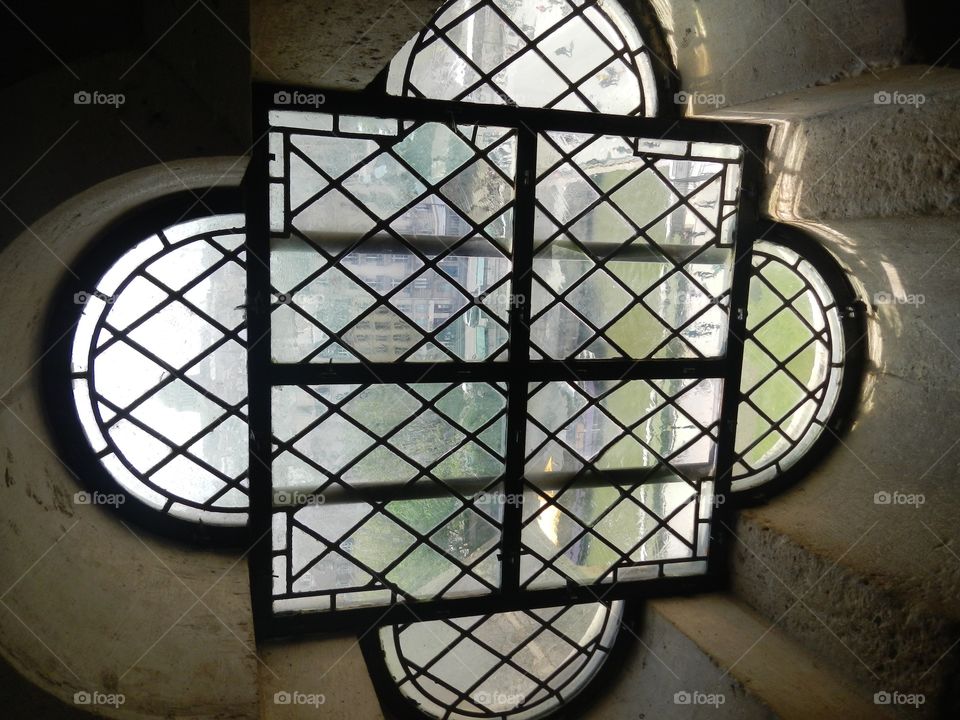 A window in The Classic Gothic Style, Notre Dame Cathedral in Paris. May 2012. Copyright © CM Photography. @chelseamerklephotos on Foap. 