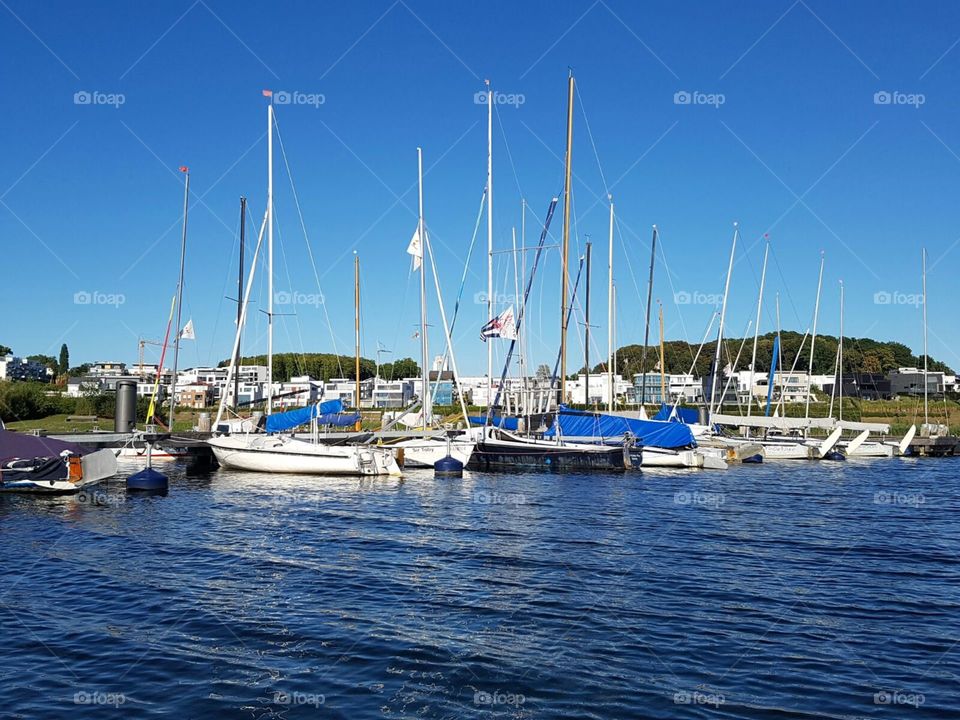 Yacht, Sailboat, Marina, Sea, Water