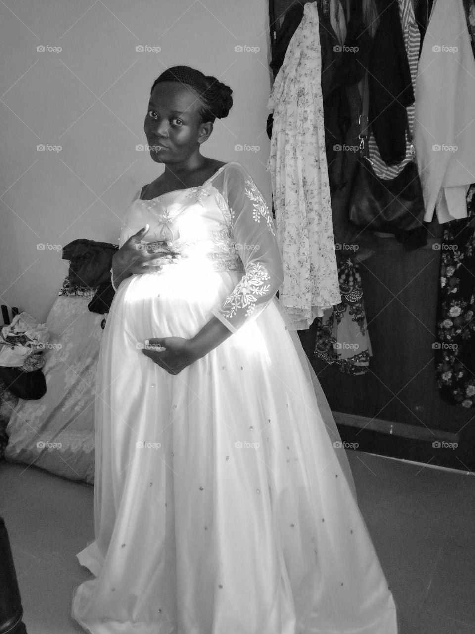 African beautiful bride