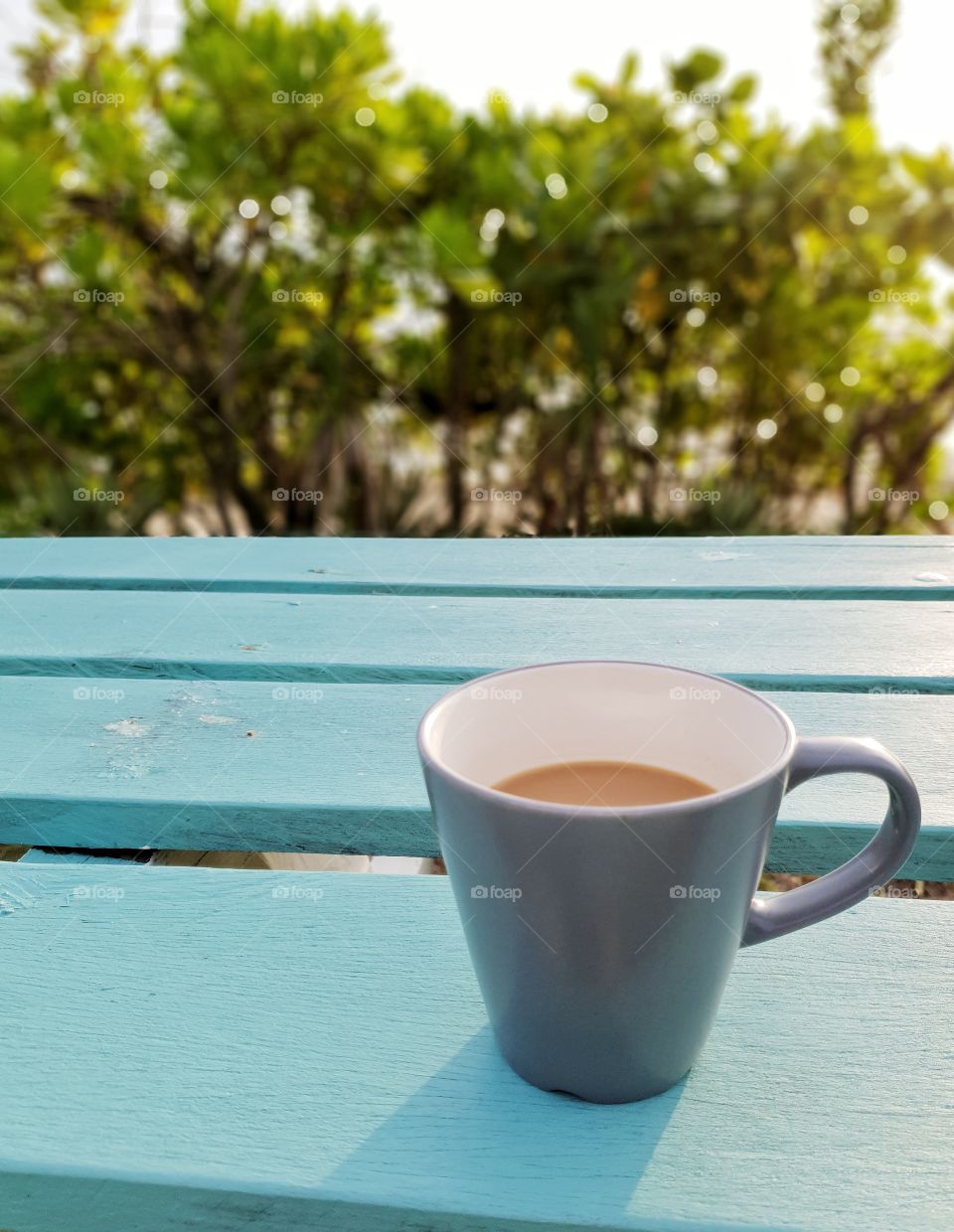 coffee cup in the morning
