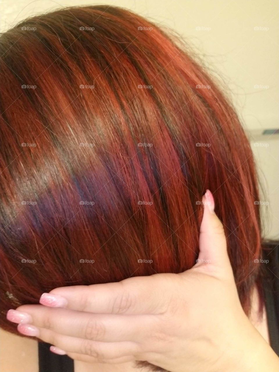 Cherry red highlights