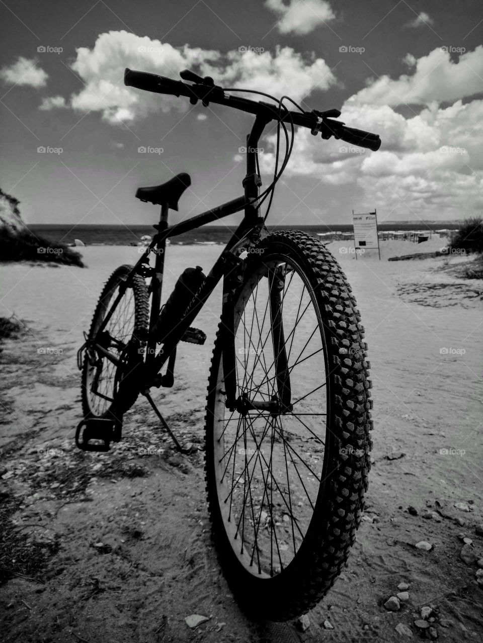 Bicycle... Sky...