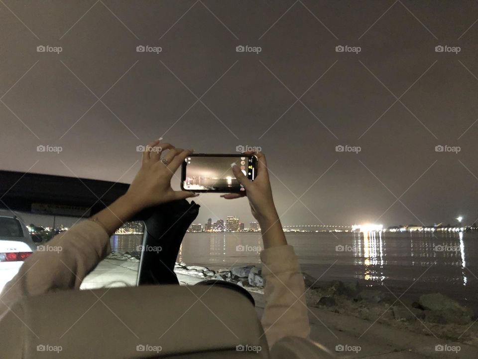 San Diego, right across from Coronado bridge. You can see it in the back ground. 