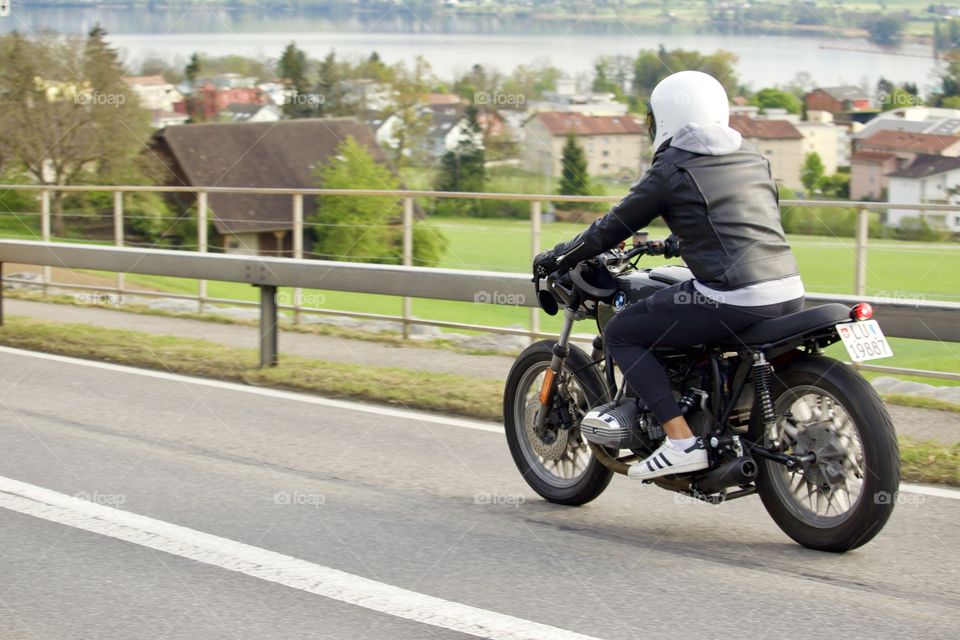 Female Biker