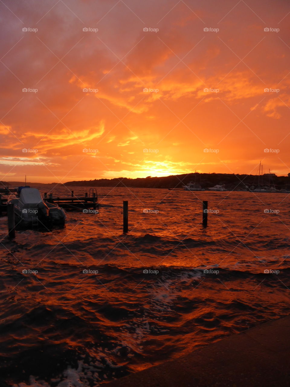 Stormy sea at Sunset. Stormy sea at sunset