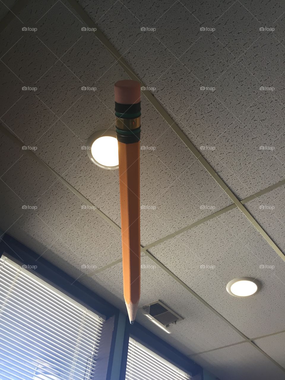 Big hanging pencil 