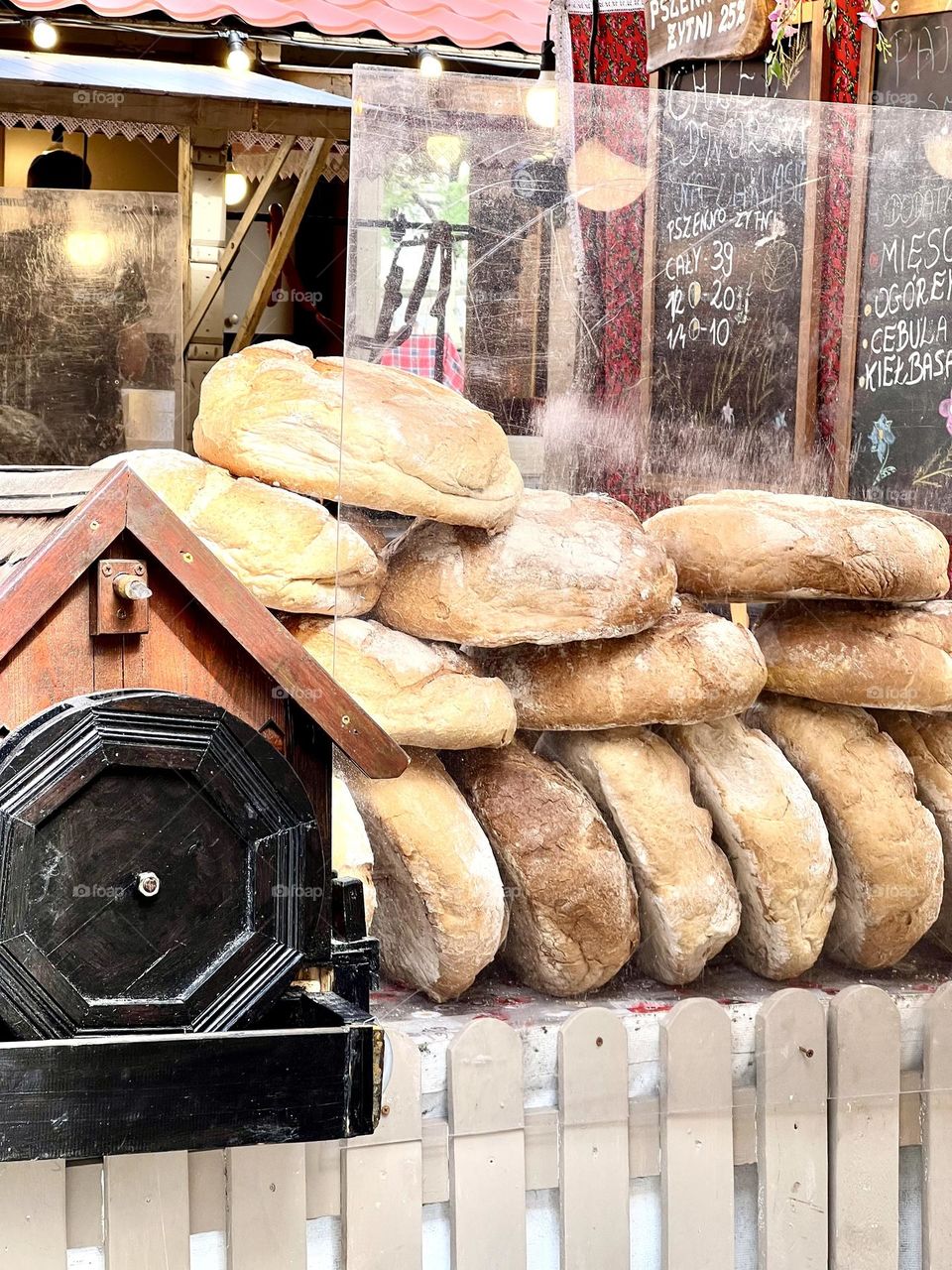 Incredibly delicious bread in Krakow