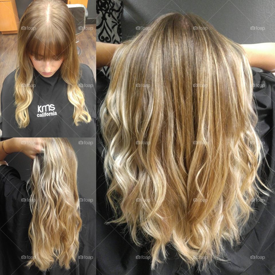 icy blonde haircolor