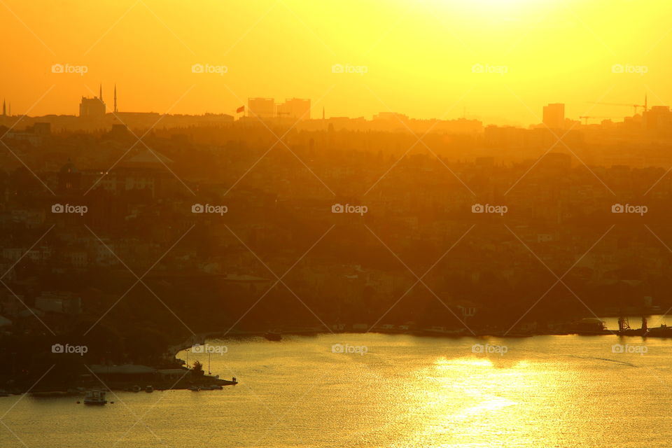 istanbul at golden hour