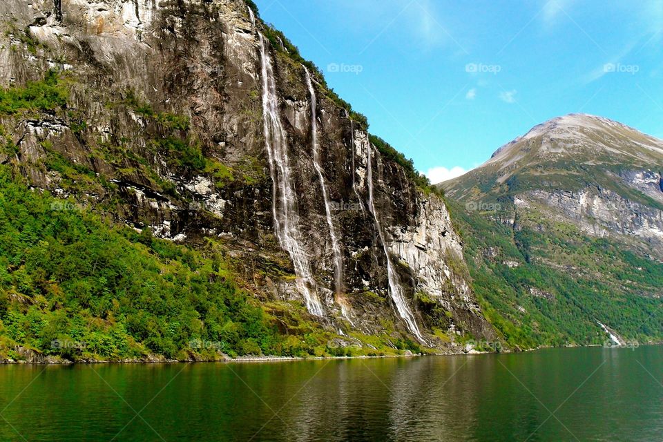 Seven sisters waterfall, Geirangerfjord, Norway