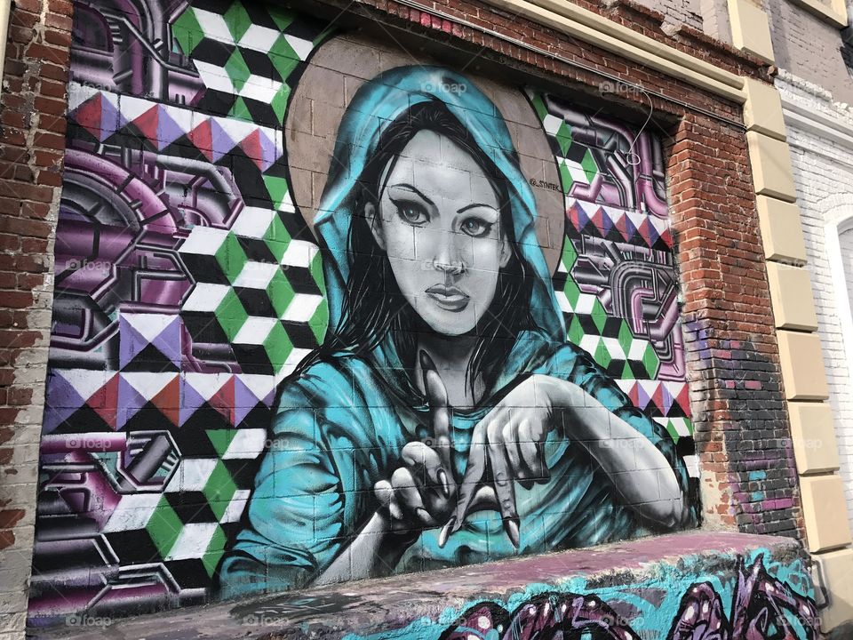 Graffiti, Art, Wall, Religion, Street