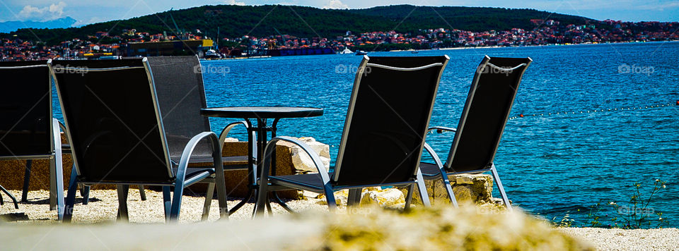 Sea view Croatian beach