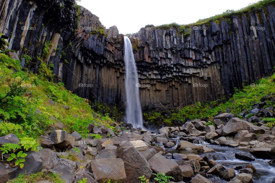 waterfall in Iceland