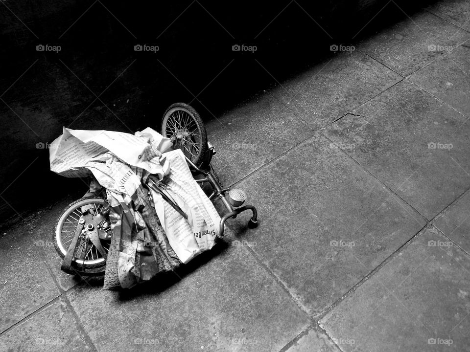 A bicycle gift from a friend