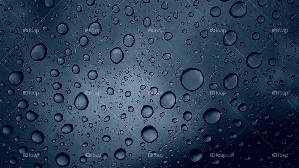 water droplets on a window