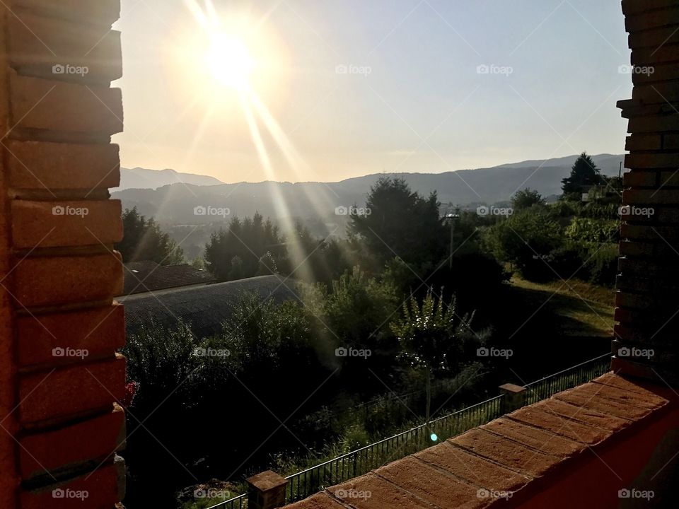 Sunlight in Tuscany