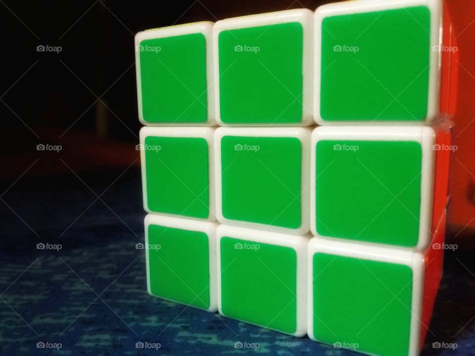 Green Side of Rubic's Cube