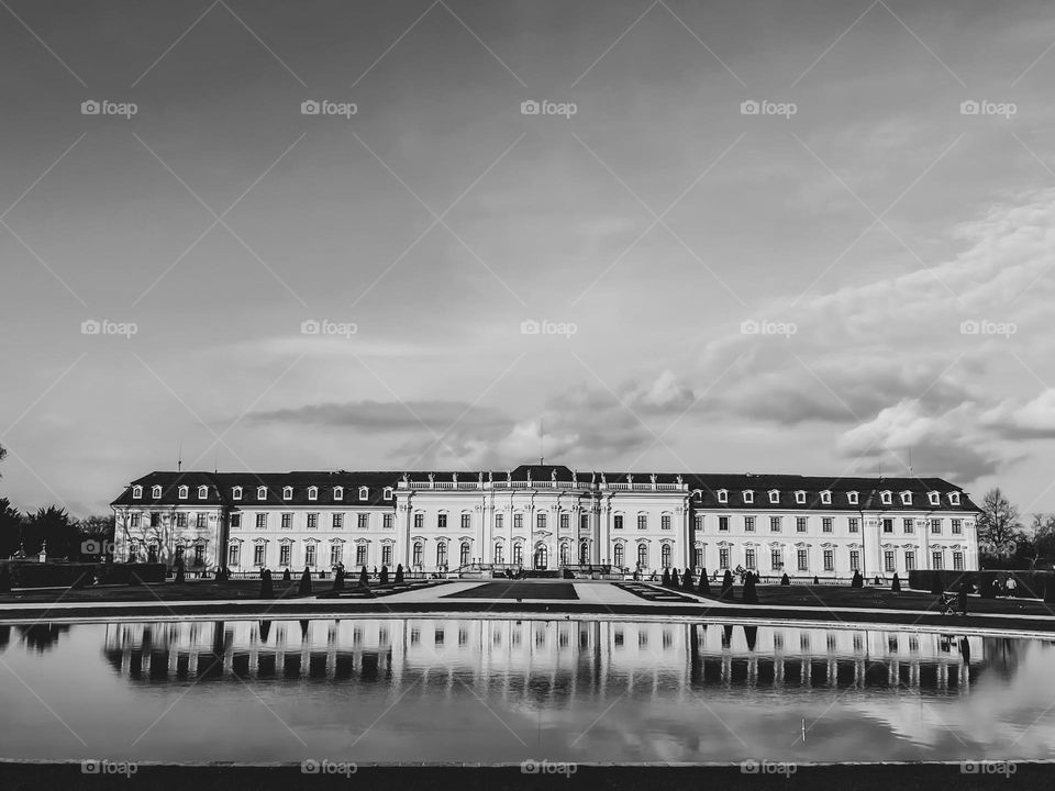 Palace and reflection