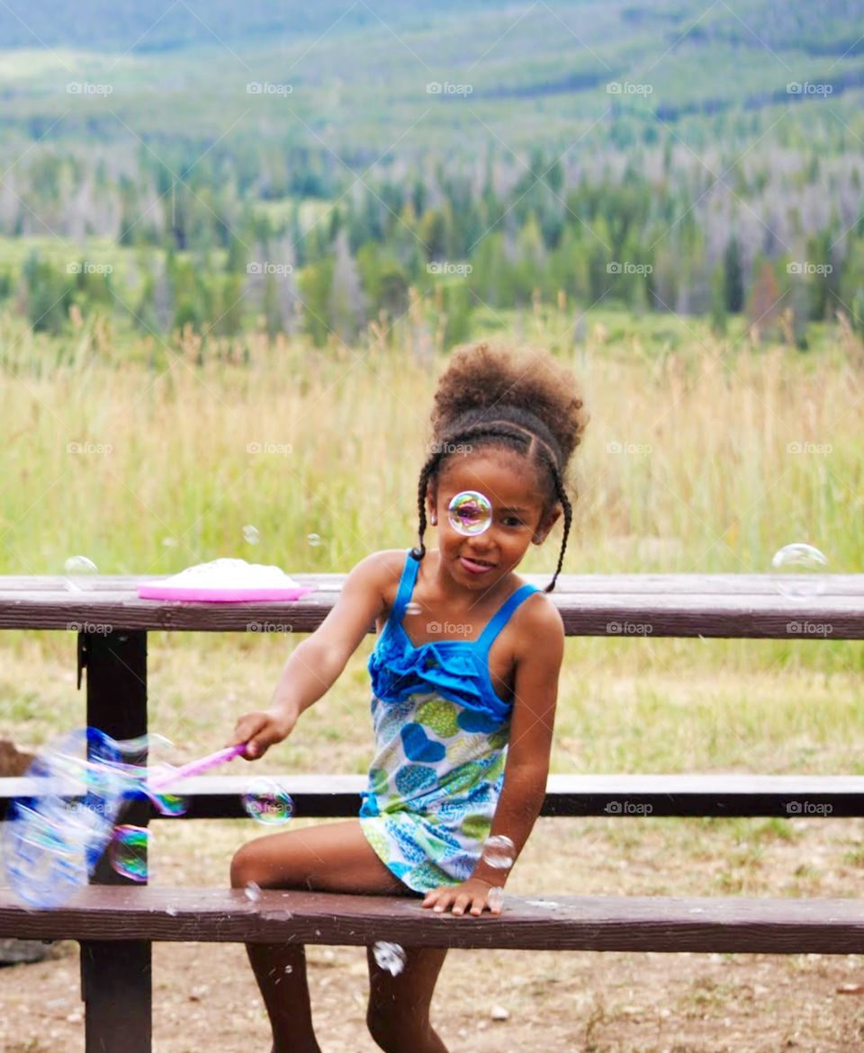 Concentration Cuteness Bubble Making