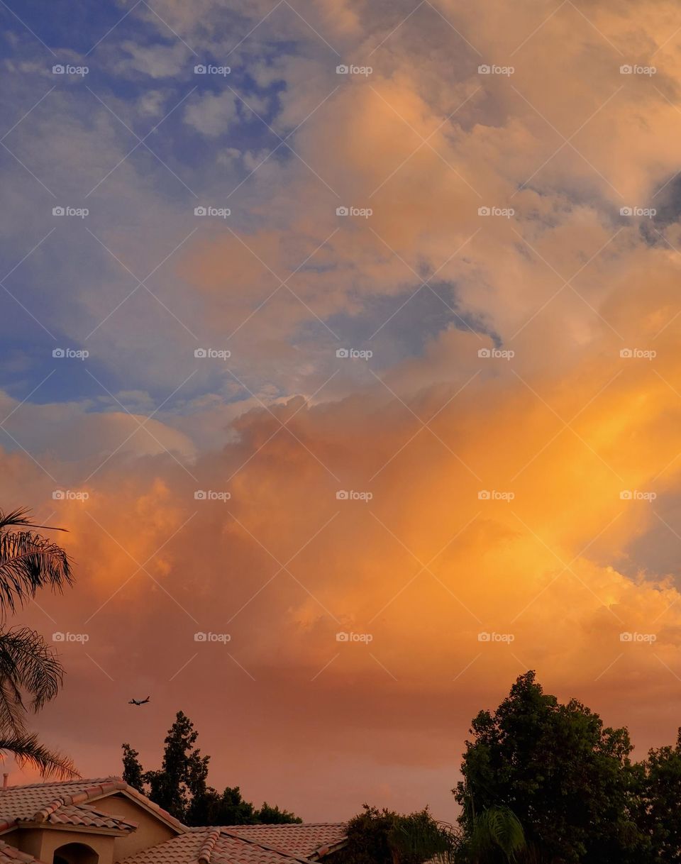 Arizona Sunset Before the Storm