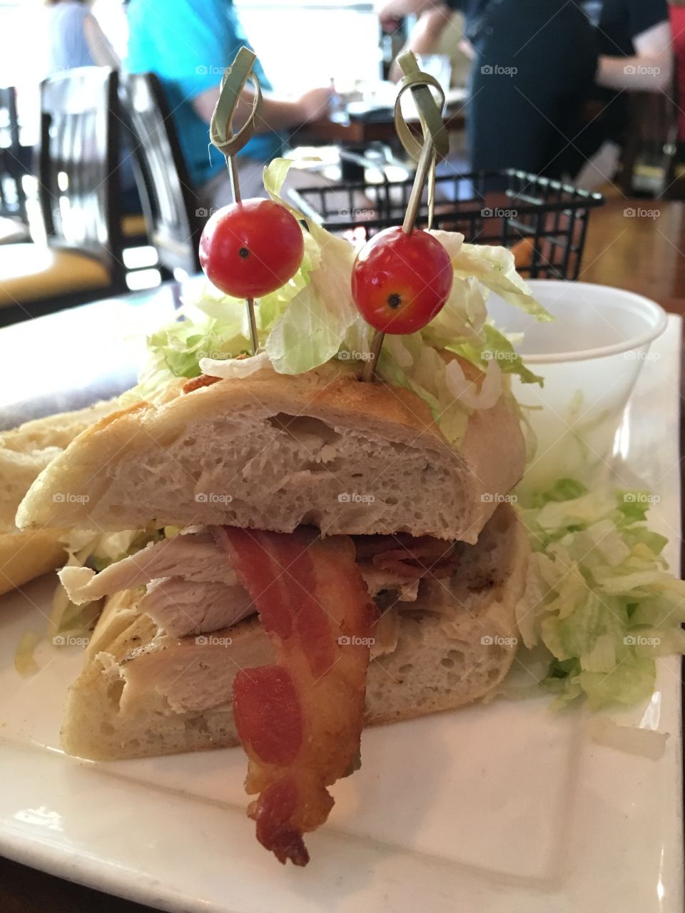 My sandwich is a bit funny